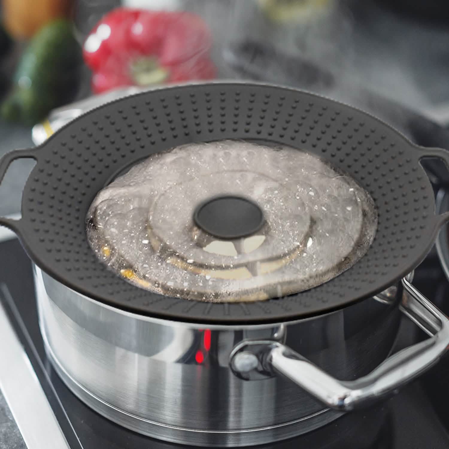 Boil Over Spill Stopper Safeguard Lid Cover For Pots And Pans by DailySale
