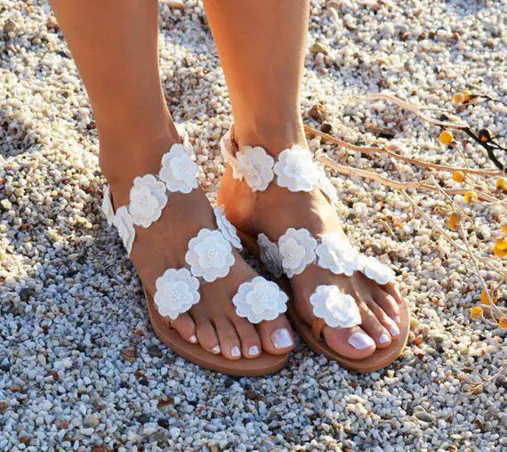 Plus Size Flat-Bottomed Women's Fashion Sandals by Trendy Attic Store01