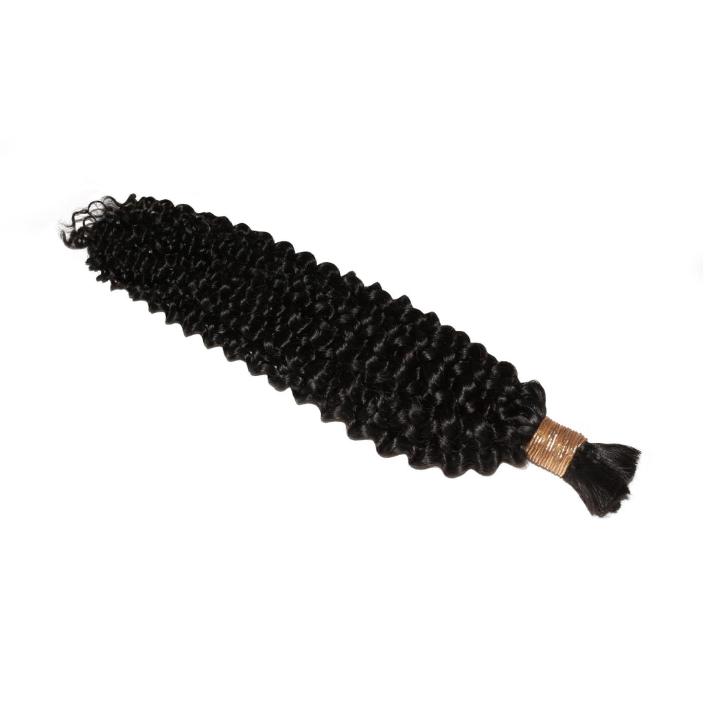 Kinky Curly Bulk 100% Human Braiding Hair by Private Label