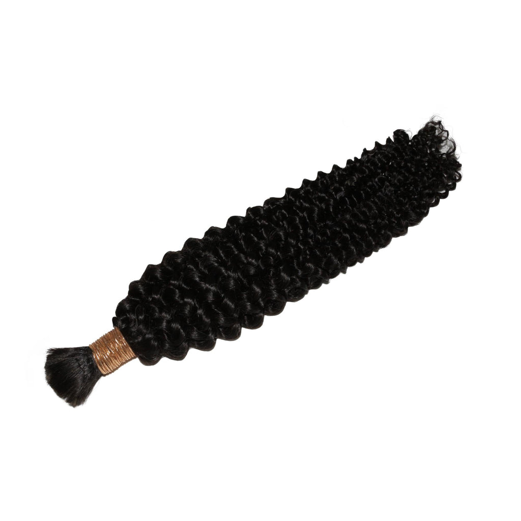Kinky Curly Bulk 100% Human Braiding Hair by Private Label