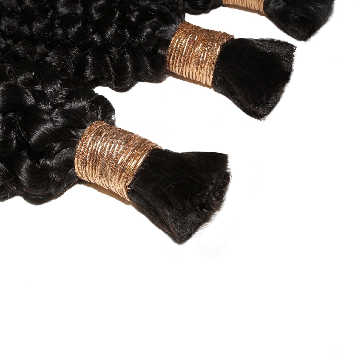 Kinky Curly Bulk 100% Human Braiding Hair by Private Label