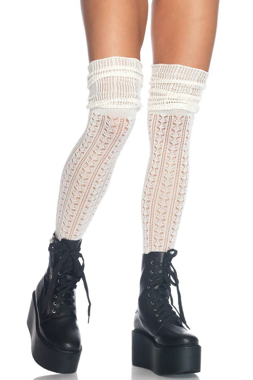 Over the Knee Scrunch Socks by 3wishes.com