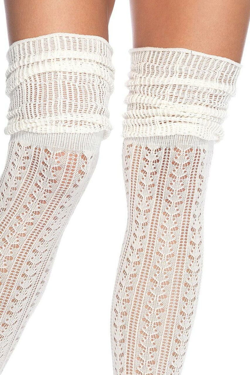 Over the Knee Scrunch Socks by 3wishes.com