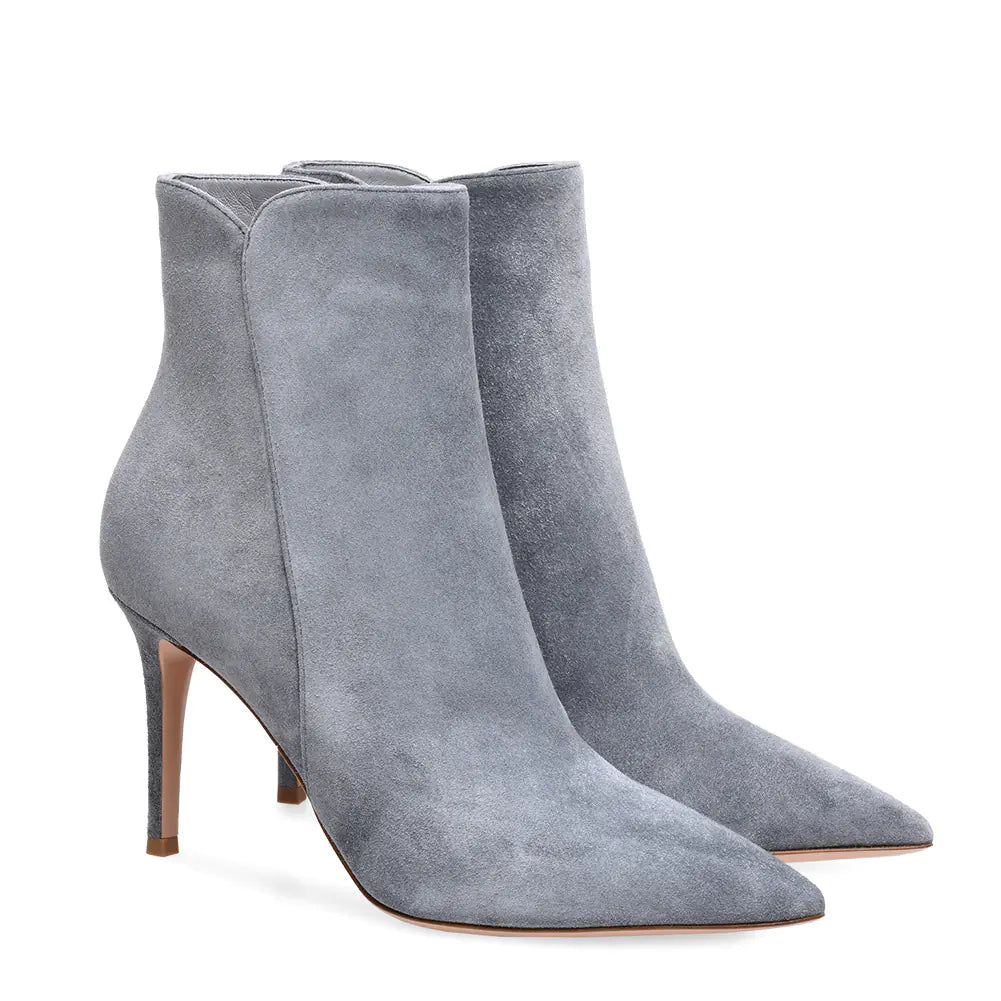 Women's Super High Heel Pointed Toe Ankle Boots by Trendy Attic Store01
