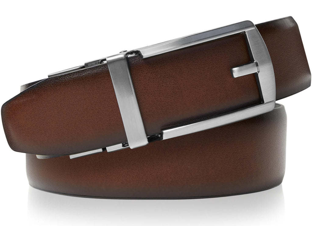 Leather Reversible 3-in-1 Belt – Two Colors, One Buckle by Access Accessories