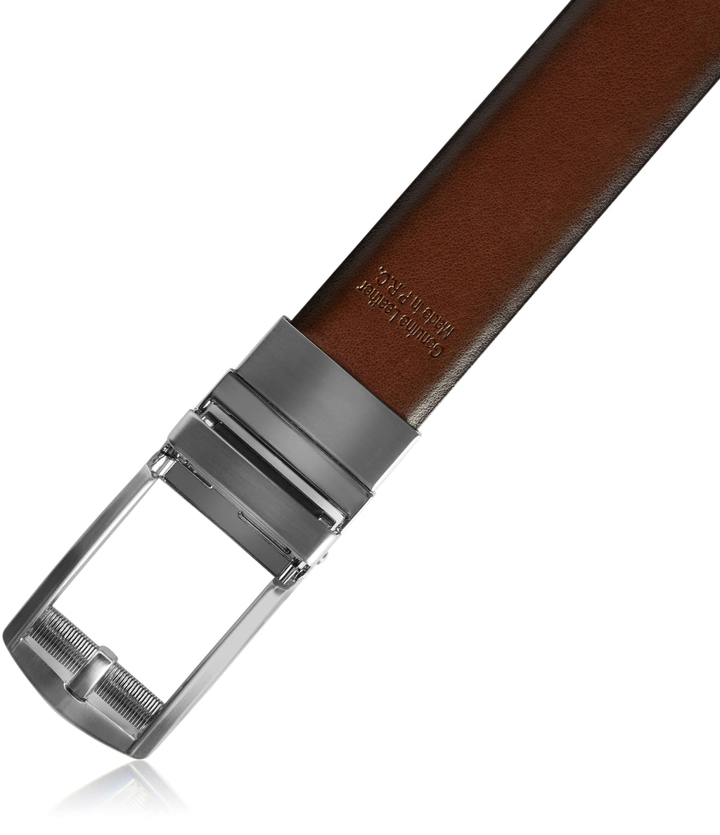 Leather Reversible 3-in-1 Belt – Two Colors, One Buckle by Access Accessories