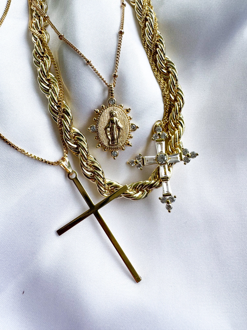 Queen's Cross Necklace by Joy Dravecky