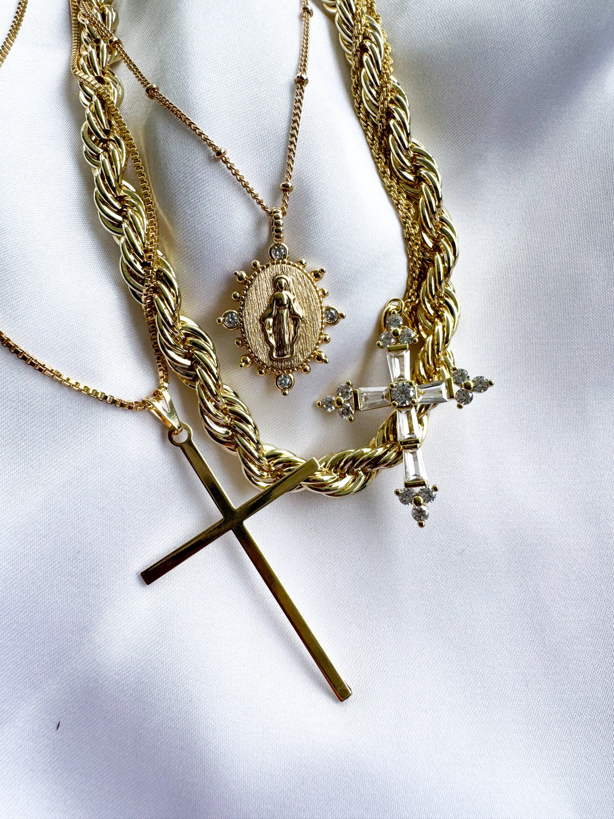 Queen's Cross Necklace by Joy Dravecky