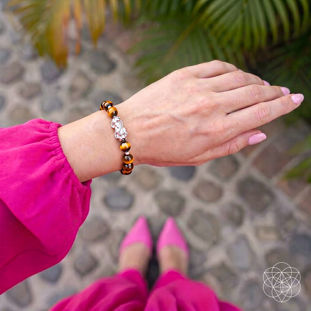 Fortune Flows - Tiger’s Eye & Pixiu Bracelet by Conscious Items