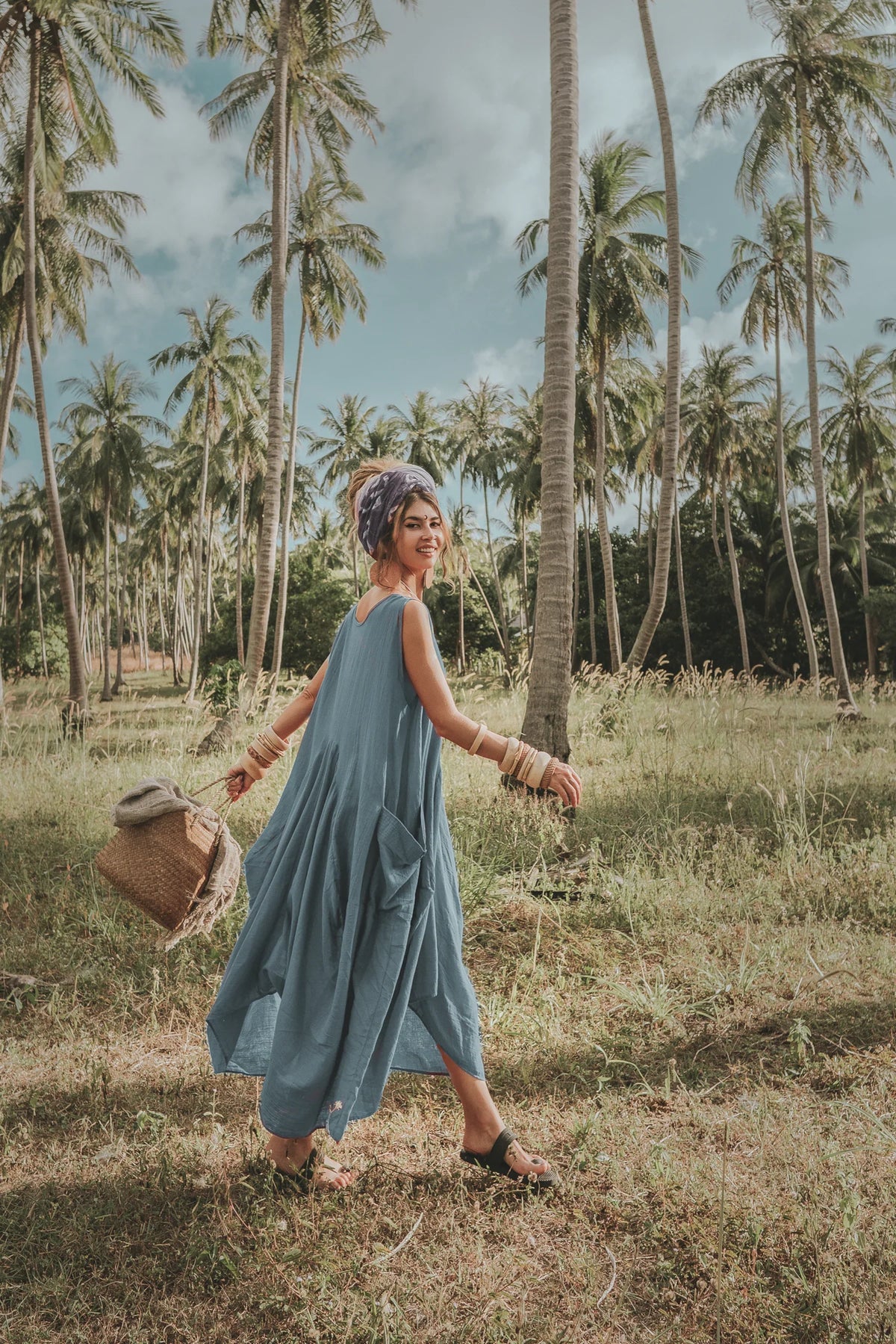 Sky Breeze Maxi Dress by Fitkitty Culture Athleisure Wear, Yoga Wear & Women's Clothing