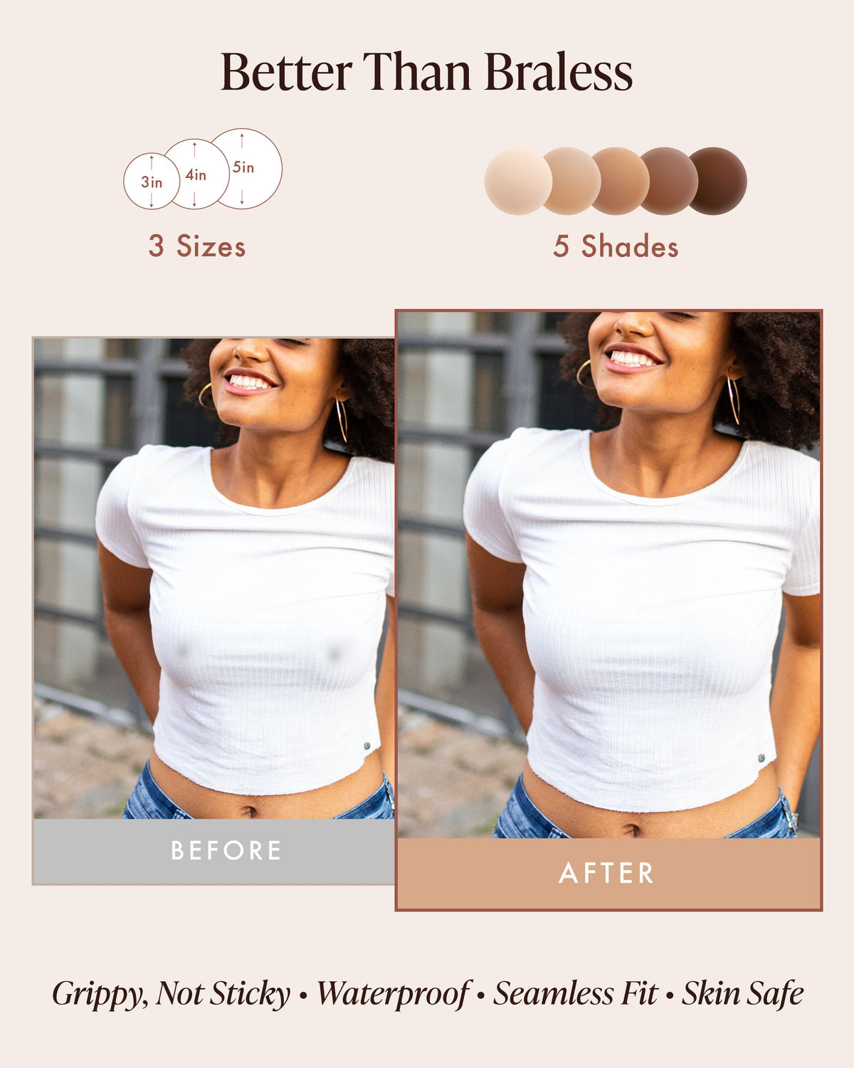 Non-Adhesive Nipple Covers by Bare Babe
