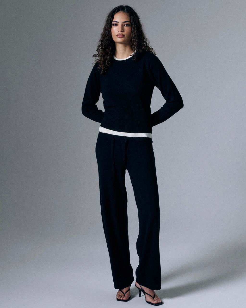 Tove Layered Cashmere Crewneck by Artless Forever