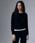 Tove Layered Cashmere Crewneck by Artless Forever