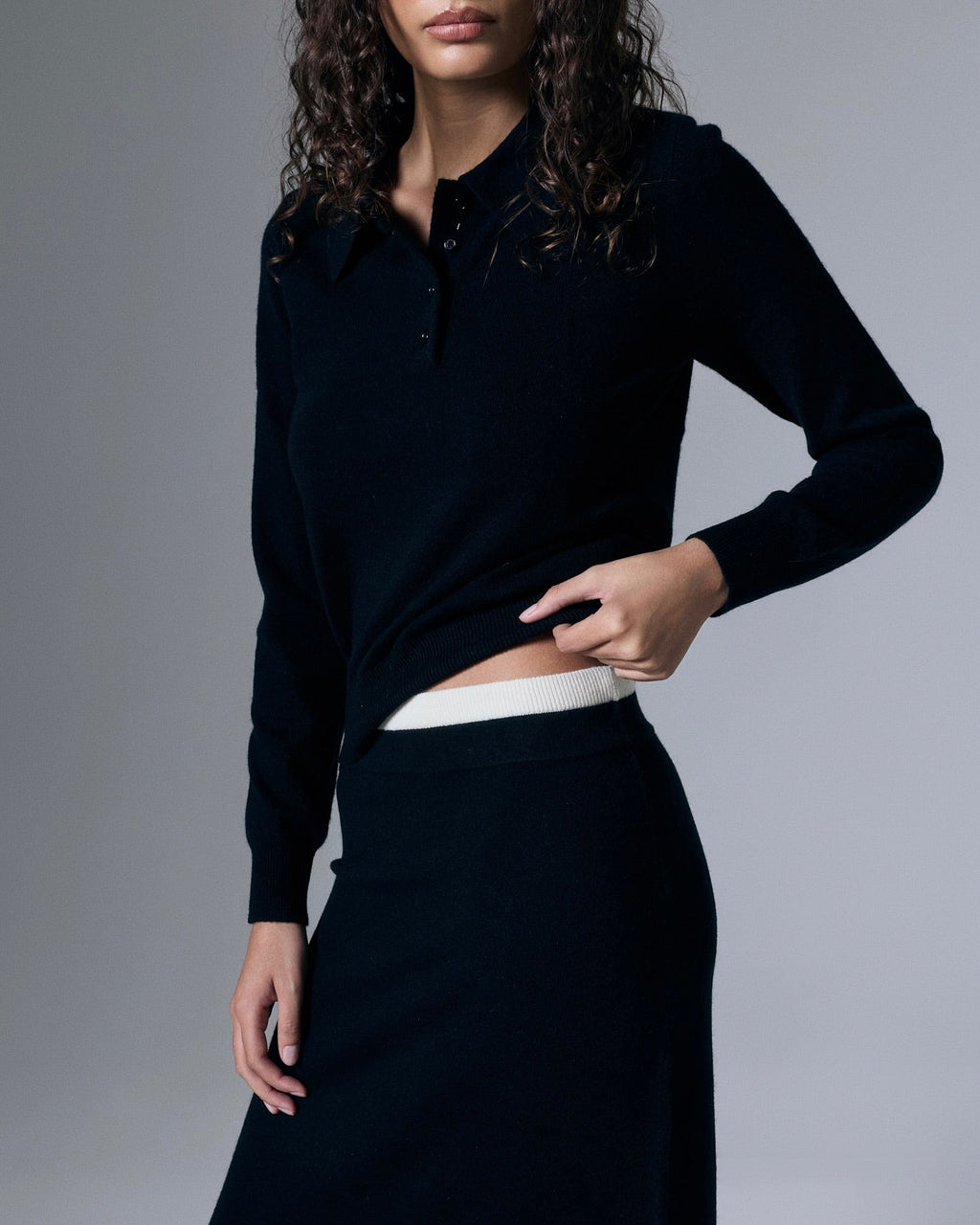 Tove Cashmere Polo by Artless Forever
