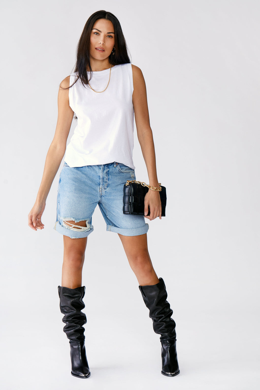 Nina Muscle Tee by LOVETRUST