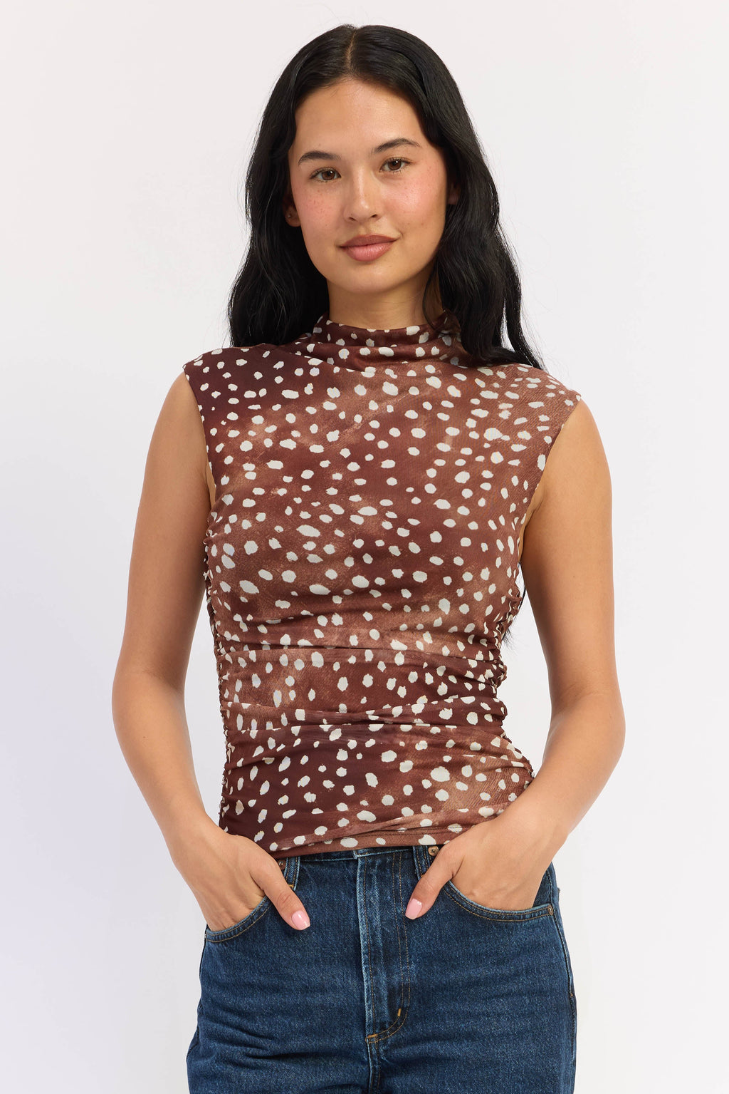 Hannah Mesh Top by Emory Park
