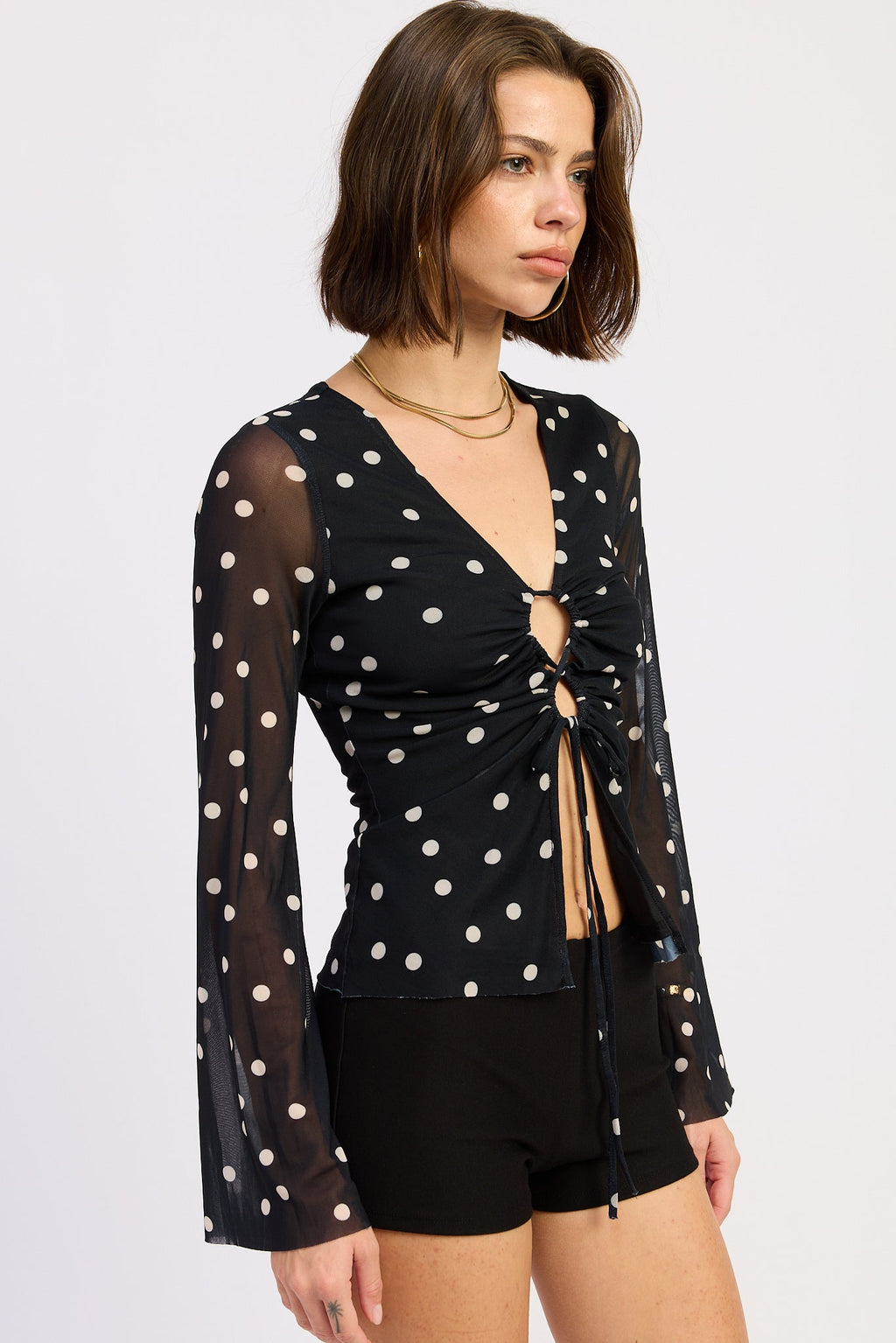 Veronica Mesh Top by Emory Park
