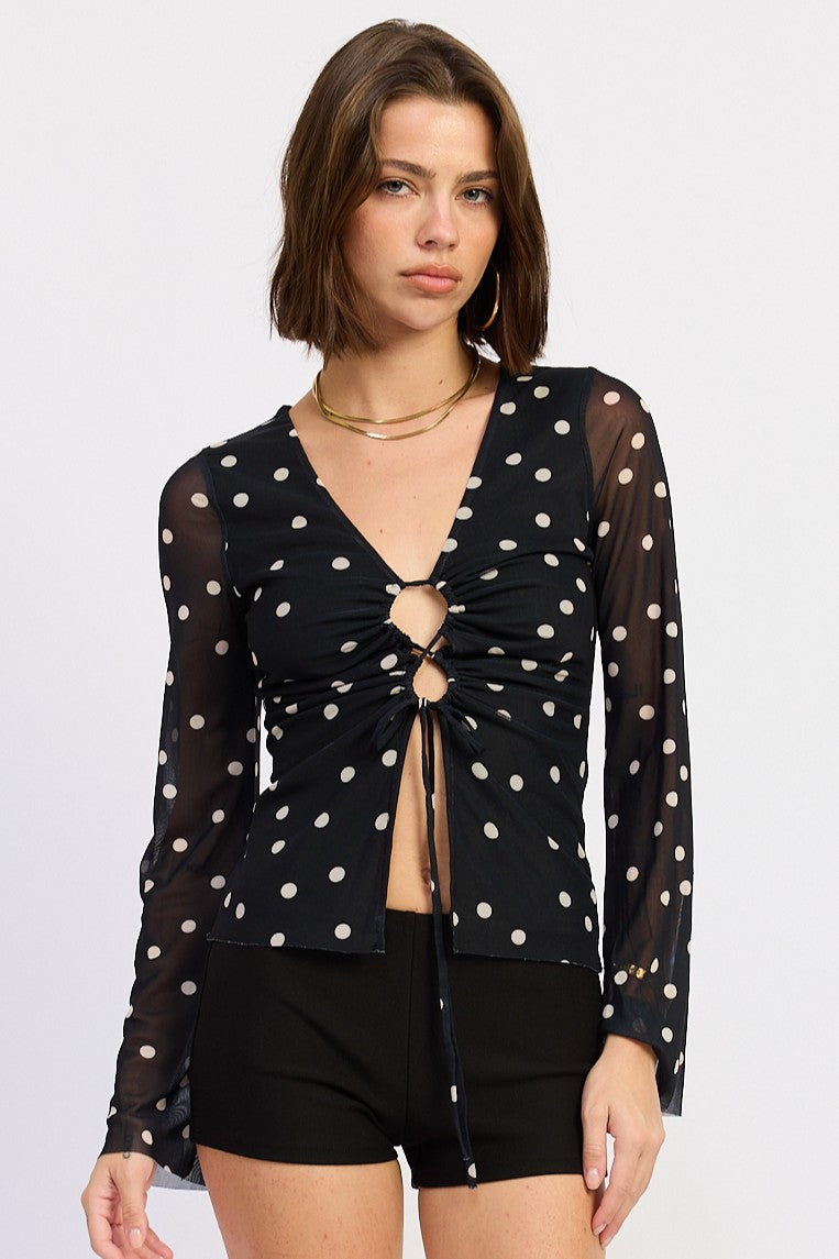 Veronica Mesh Top by Emory Park