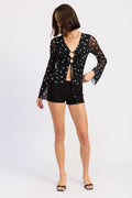 Veronica Mesh Top by Emory Park