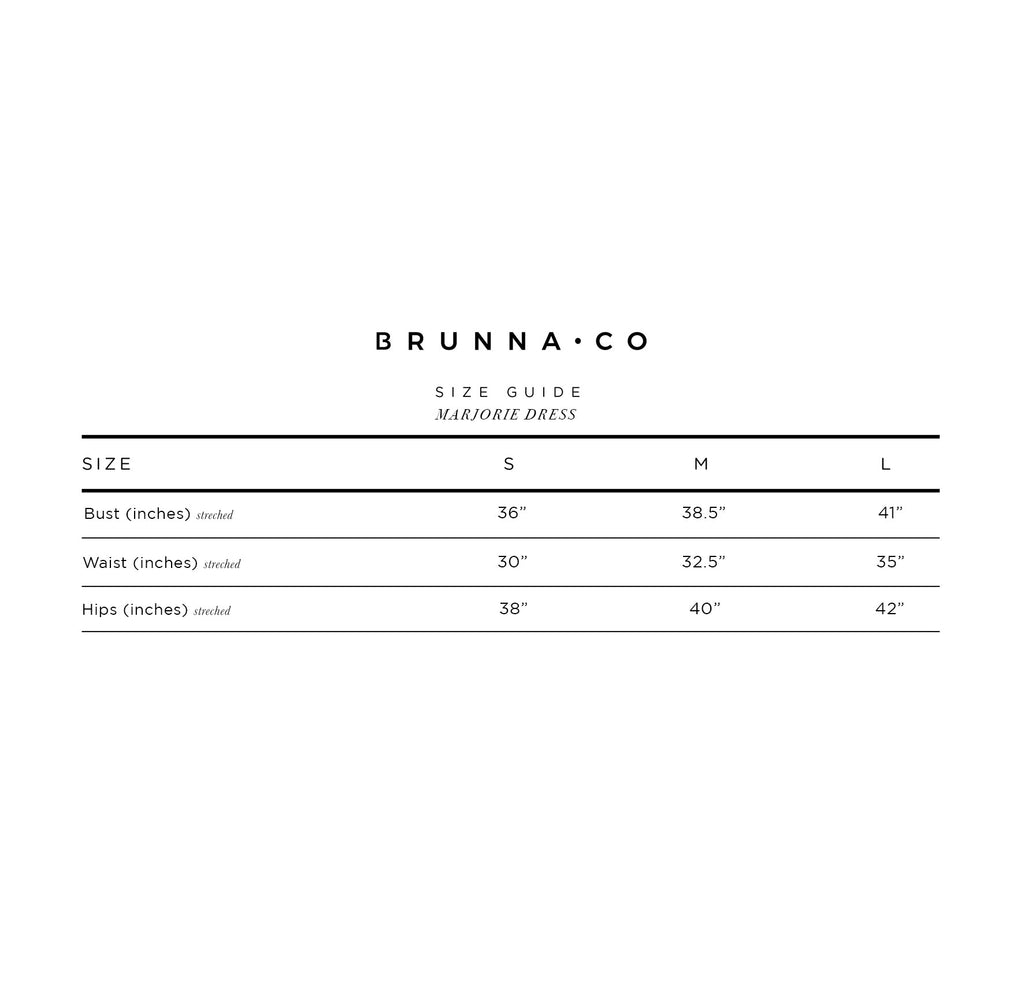 MARJORIE Bamboo Ruffle Dress, in Black by BrunnaCo
