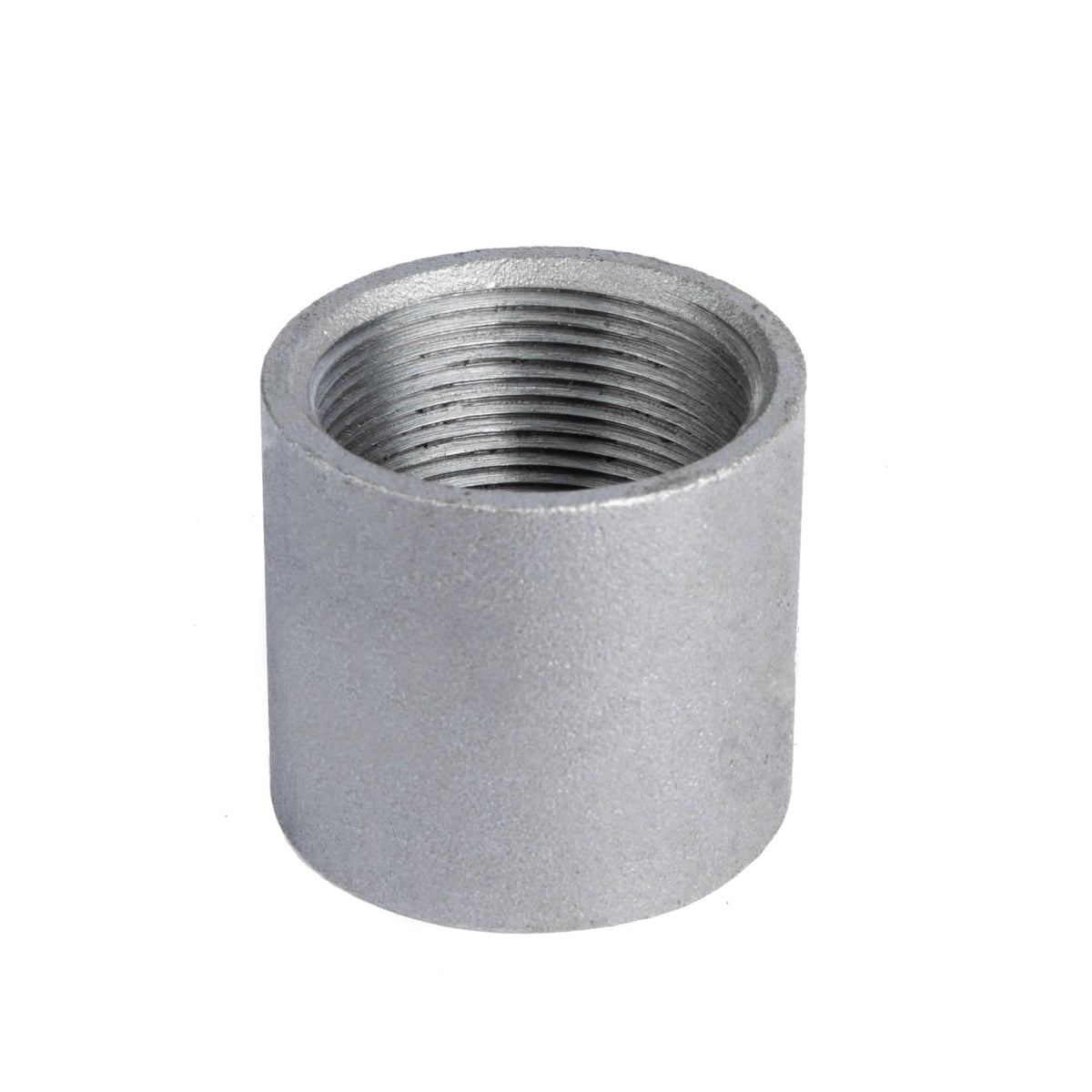 1 1/2 in. Black Merchant Coupling by PIPE DECOR