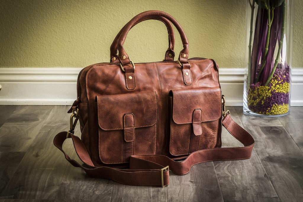 Commuter Briefcase by Pink Lucy