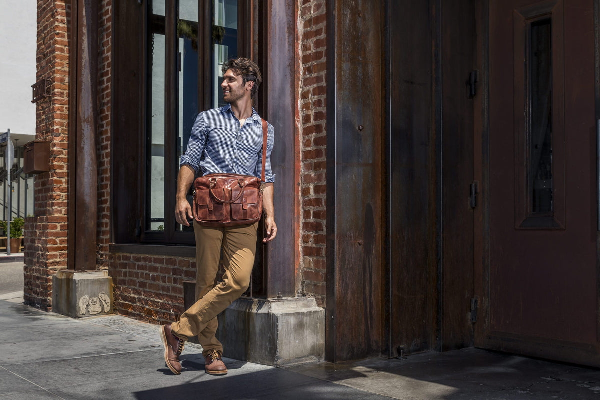 Commuter Briefcase by Pink Lucy