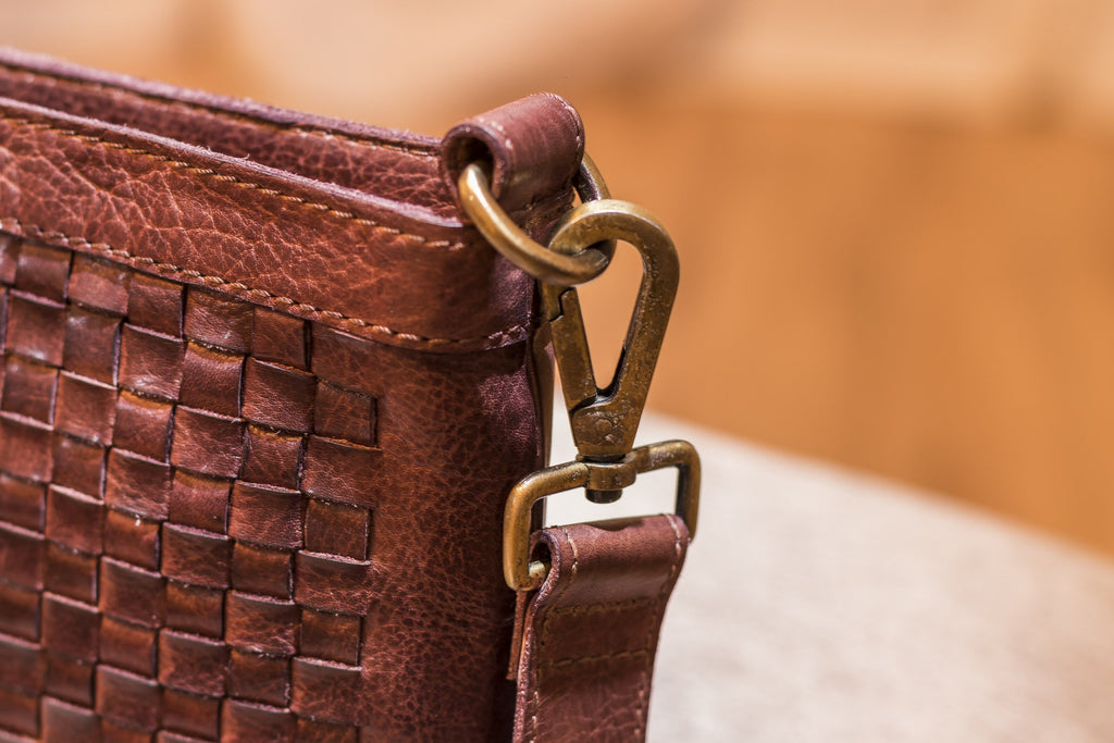 Weaved Crossbody by Pink Lucy