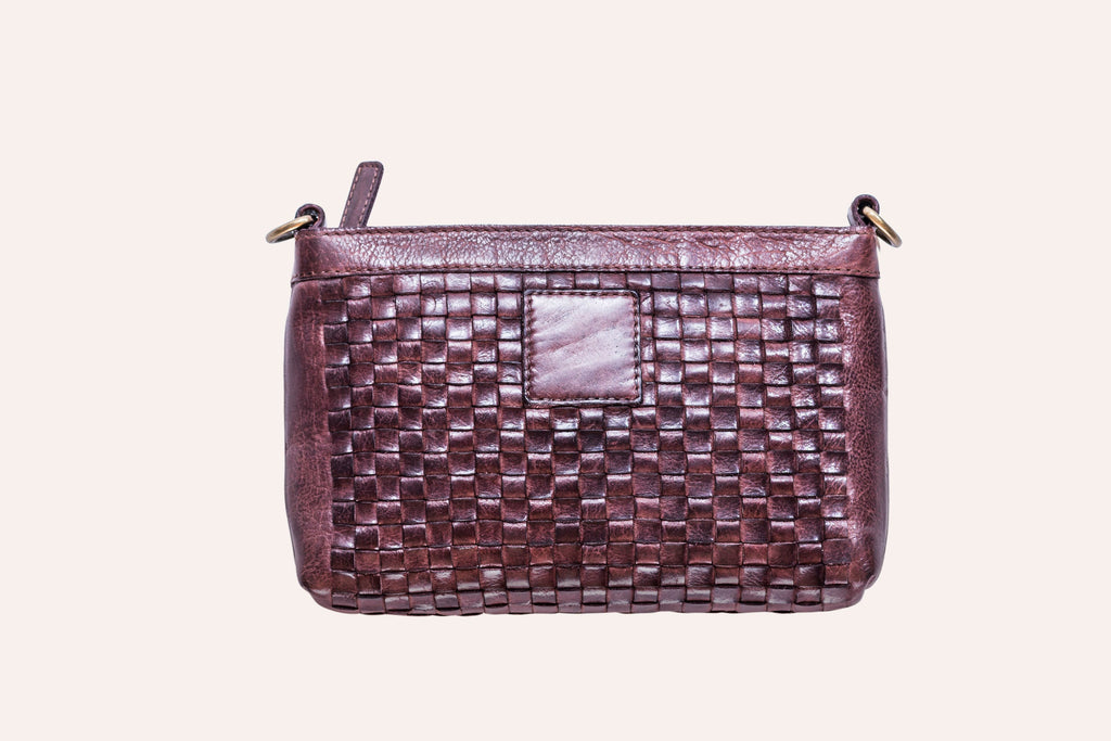 Weaved Crossbody by Pink Lucy