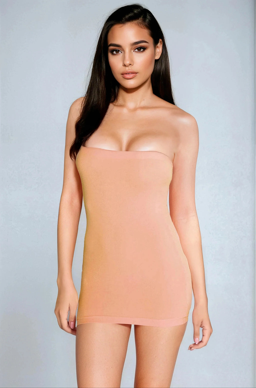 Strapless Mini Dress by 3wishes.com