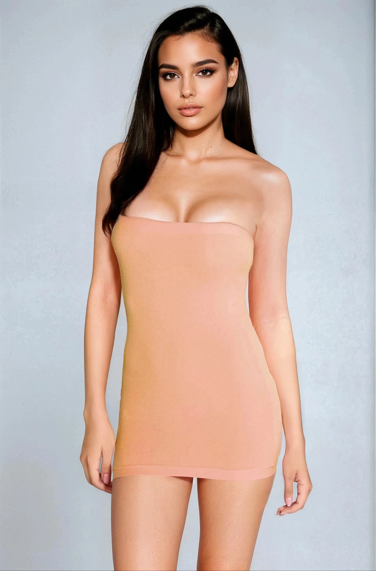 Strapless Mini Dress by 3wishes.com