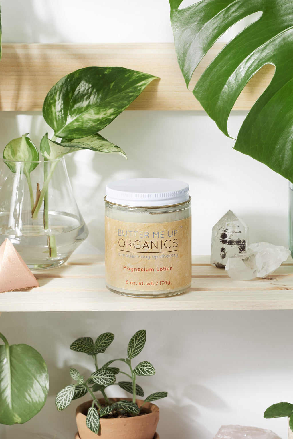Organic Magnesium Lotion - Natural Magnesium Cream for Relaxation and Muscle Relief by White Smokey