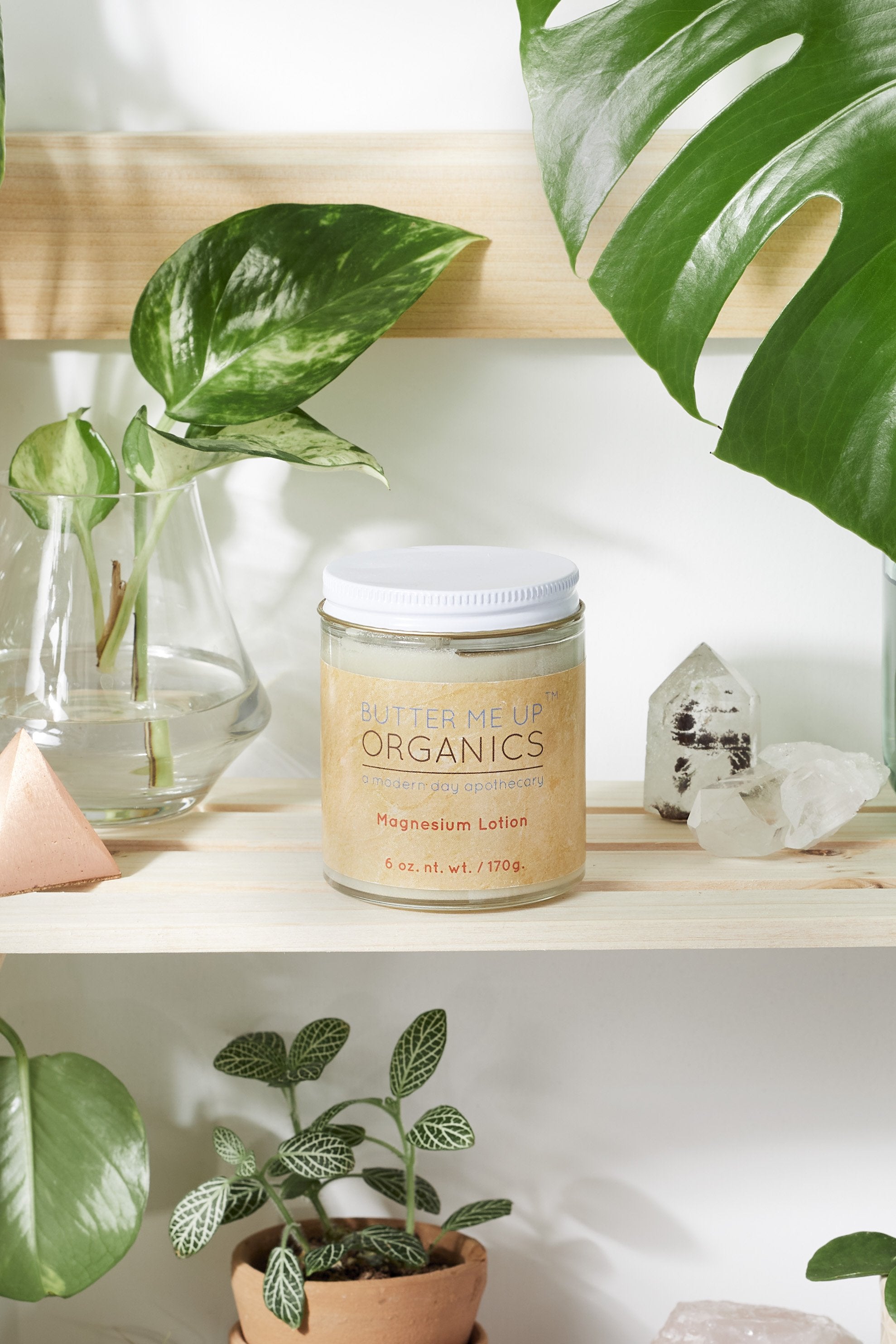 Organic Magnesium Lotion - Natural Magnesium Cream for Relaxation and Muscle Relief by White Smokey