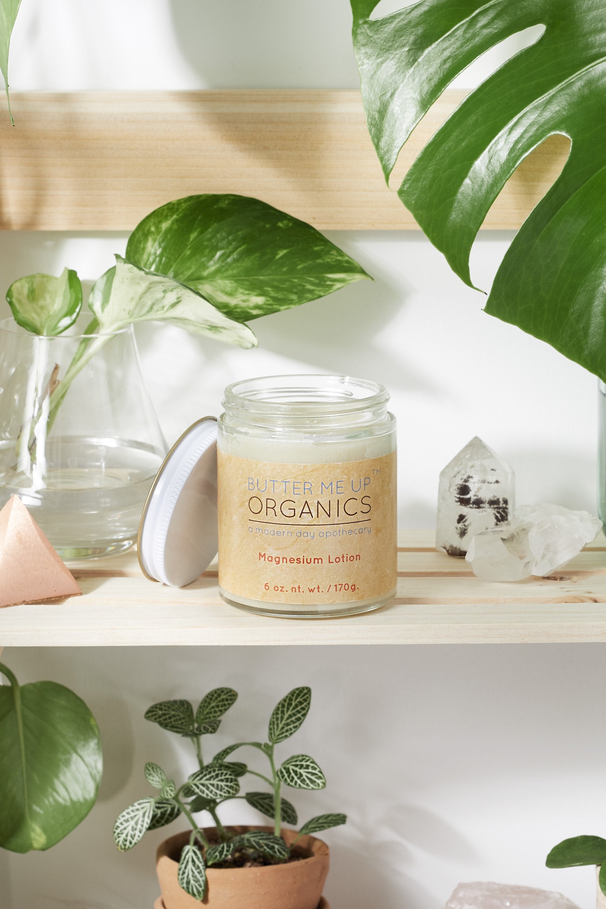Organic Magnesium Lotion - Natural Magnesium Cream for Relaxation and Muscle Relief by White Smokey
