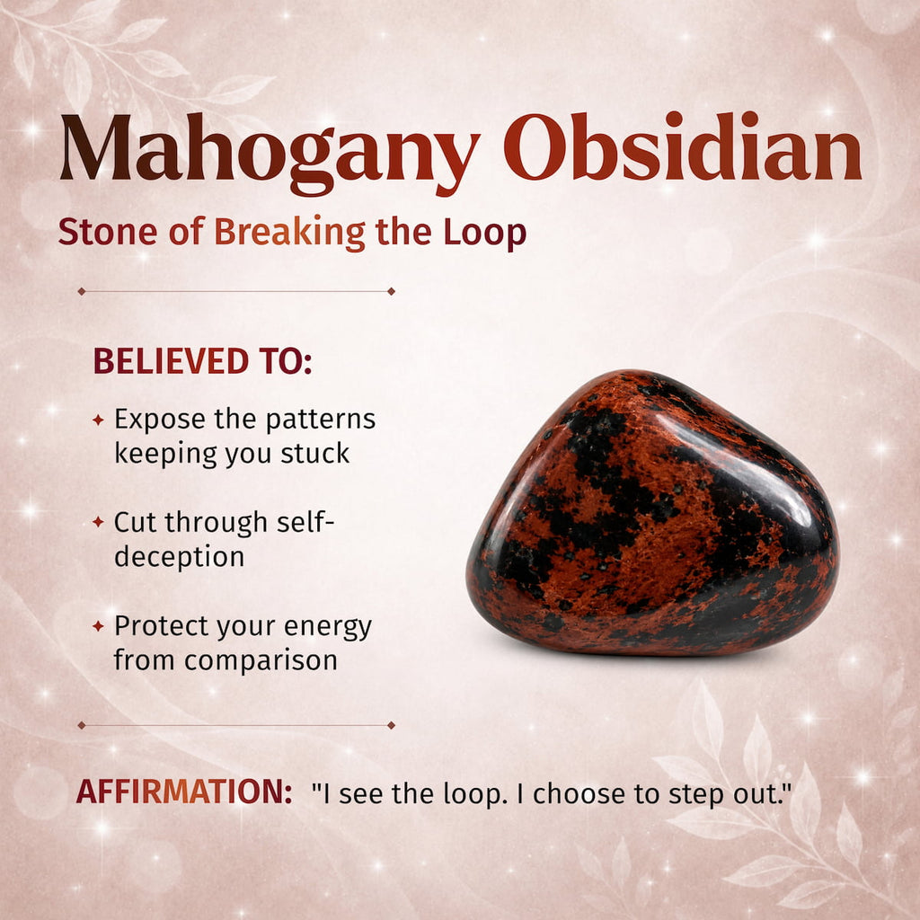 The Self-Sabotage Breaker - Mahogany Obsidian Bracelet by Conscious Items