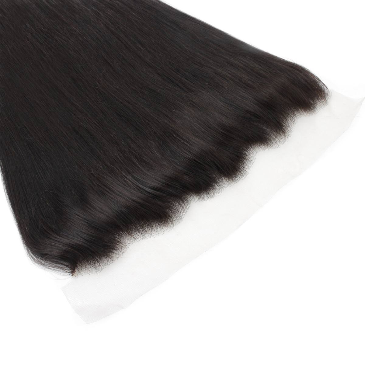 Malaysian Straight 13x4 Transparent Lace Human Hair Frontal by Private Label