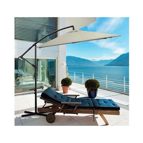 Milano Outdoor Umbrella Cantilever Garden Deck Patio Shade by Amethyst Hera