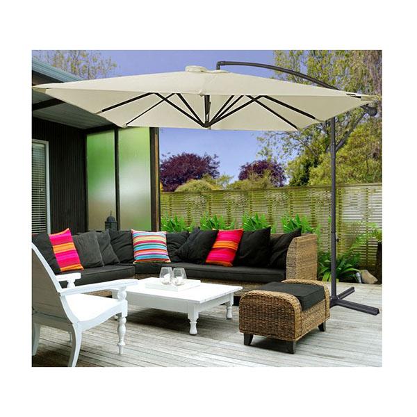 Milano Outdoor Umbrella Cantilever Garden Deck Patio Shade by Amethyst Hera