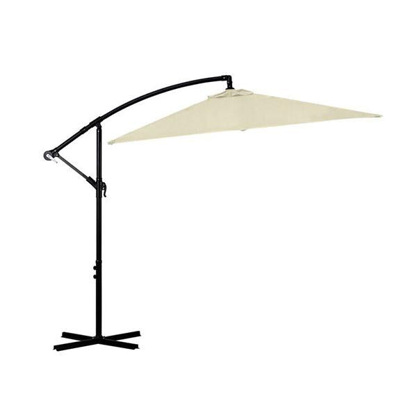 Milano Outdoor Umbrella Cantilever Garden Deck Patio Shade by Amethyst Hera