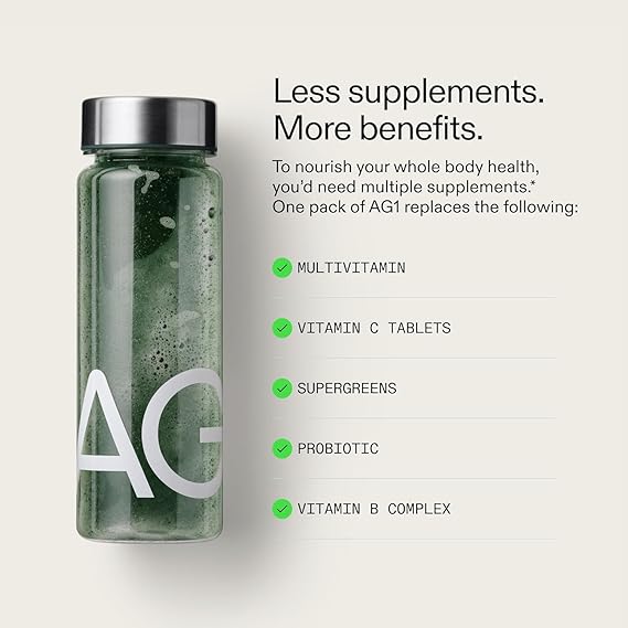 AG1 Athletic Greens 12.7 oz 360g Powder Supplement by Ballimart