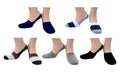 Chaussettes Super Invisibles Sans Couture Coton Écologique - Gris, Bleu, Noir (5 paires) by Kolibri Socks