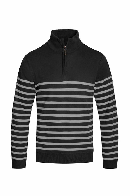 Quarter Zip Up Sweater NR2007 by Lime Milo