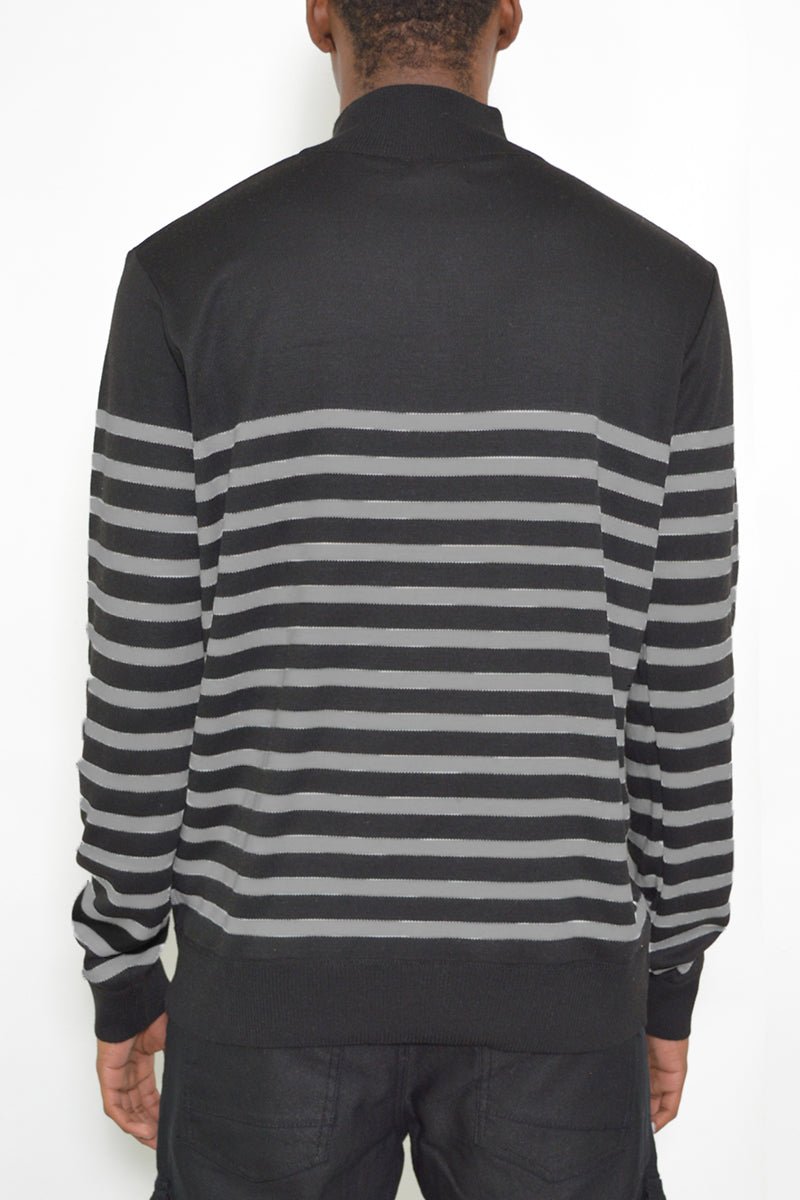 Quarter Zip Up Sweater NR2007 by Lime Milo