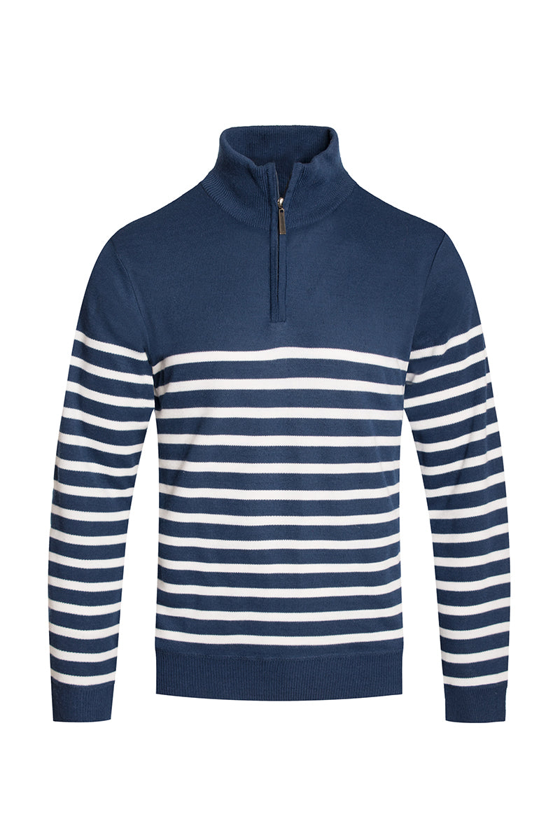 Quarter Zip Up Sweater NR2007 by Lime Milo