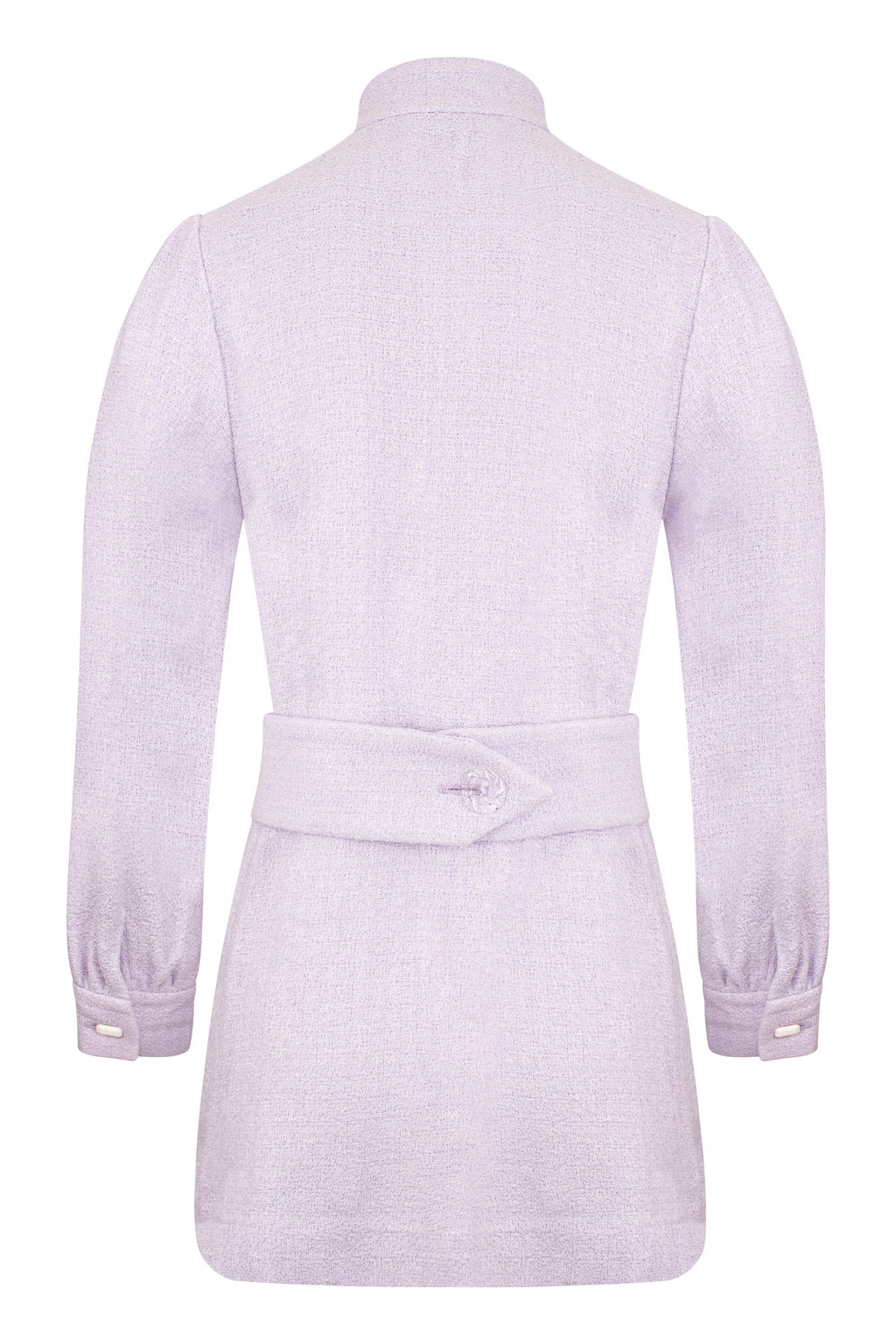 Lavender Tweed Coat Dress by ADIBA