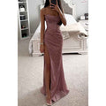 Party Suspenders Dress Loose Casual Slit Women Clothing Dress by Ragazza