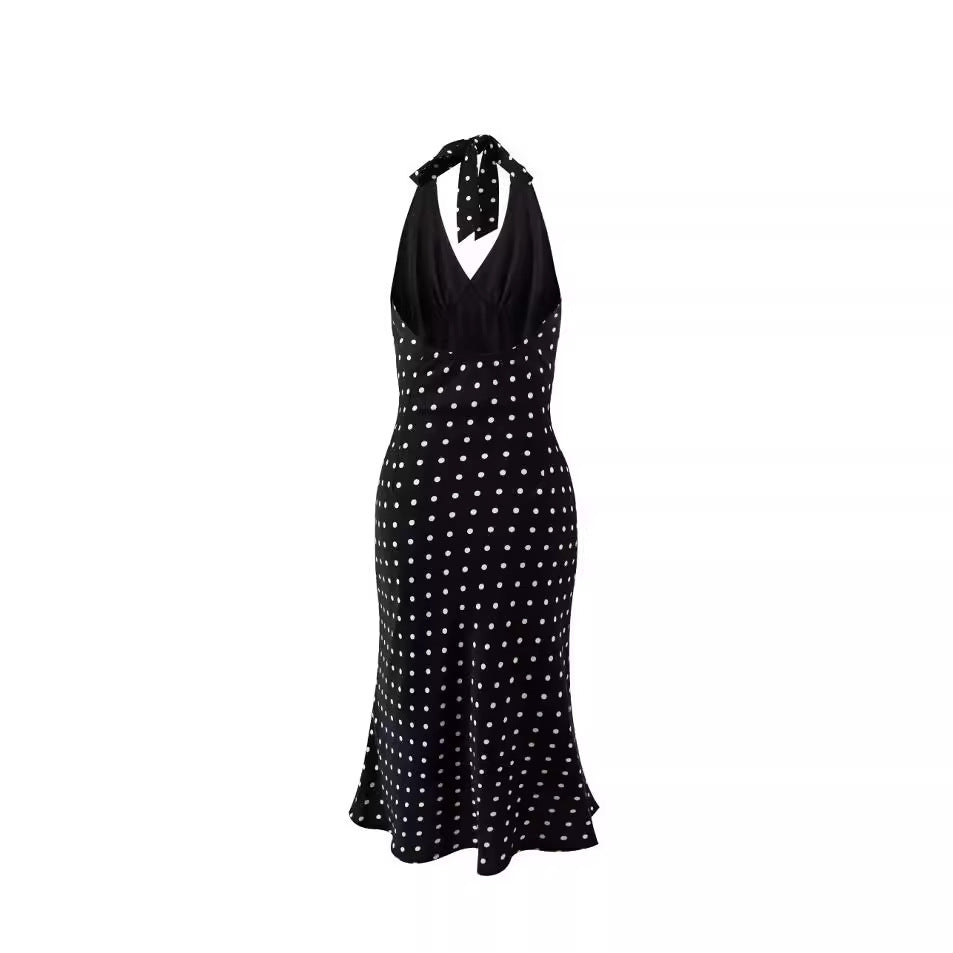 Dress Summer Halter Sleeveless Slim Slimming Dresses by Wshirt