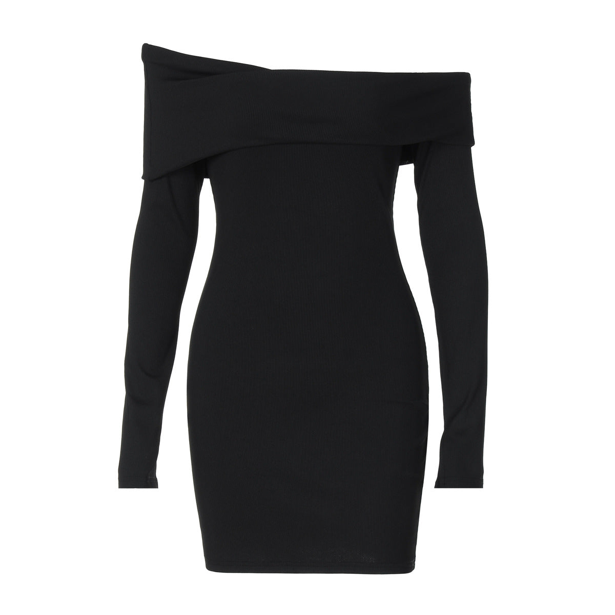 Women Clothing Autumn Slim Solid Color Sheath Dress by Ragazza