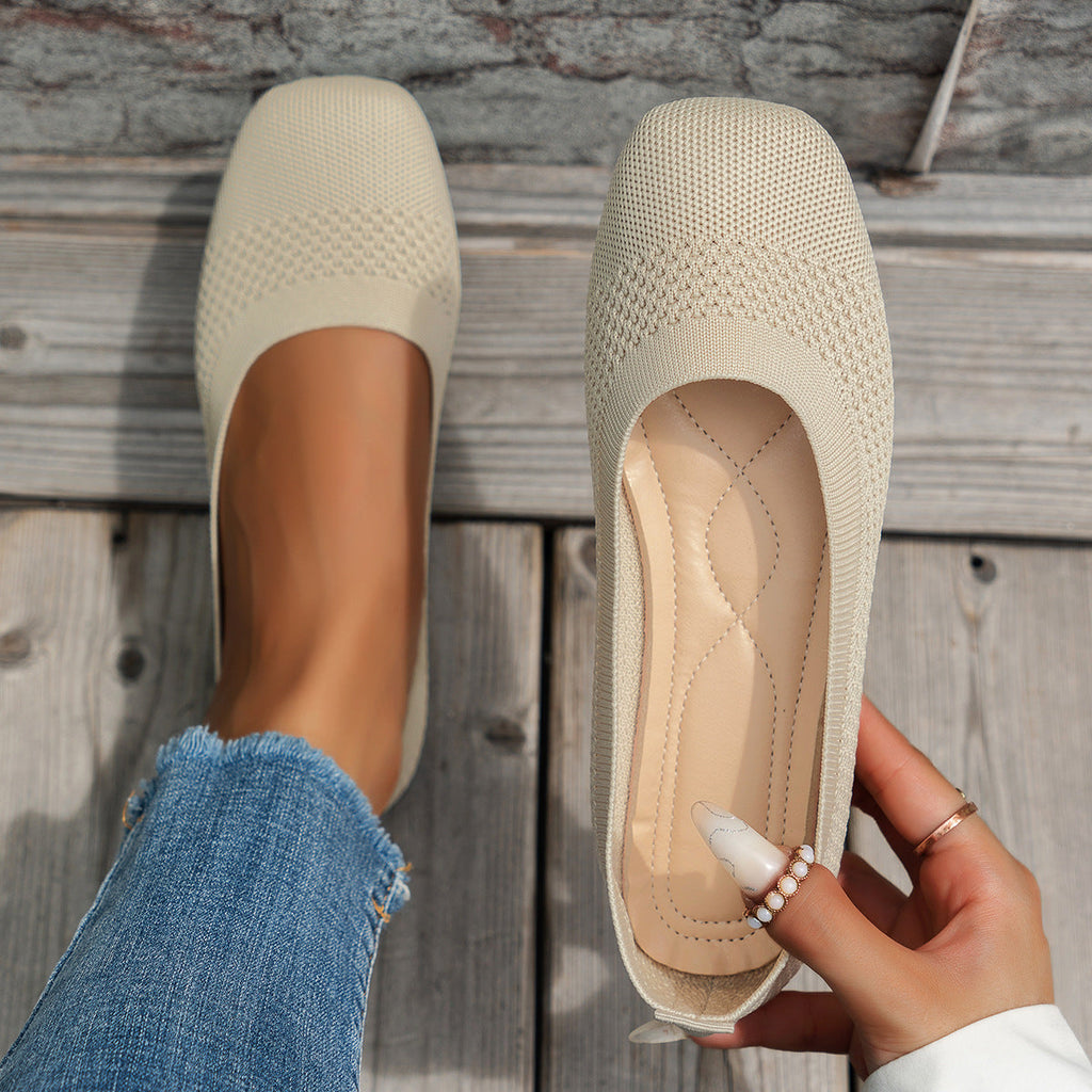 Flying Woven Mesh Shallow-Mouth Women’s Shoes by FitiqueFit