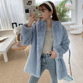 Women's Of The Street Elegant White Furry Coats by Wshirt